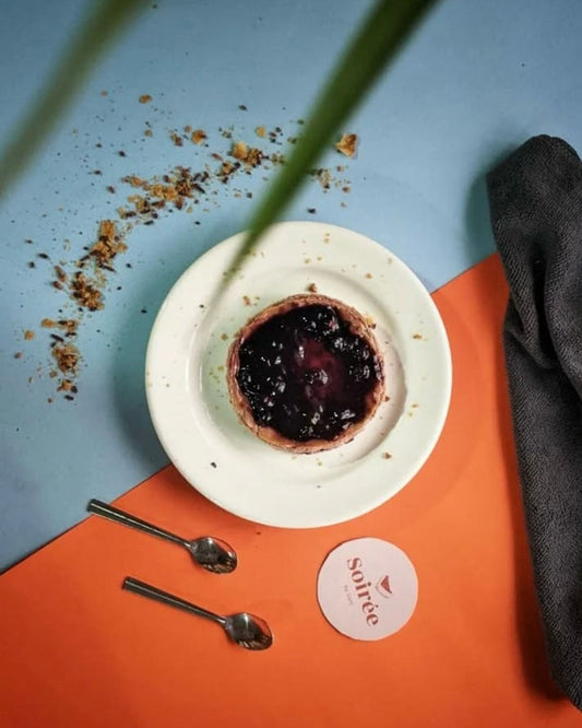 Baked Blueberry Cheesecake