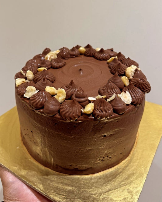 Dark Chocolate and Salted Caramel Cake